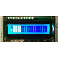 Vu meter a display 2 righe con microprocessore Vu meter a display 2 righe con microprocessore