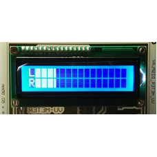 Vu meter a display 2 righe con microprocessore Vu meter a display 2 righe con microprocessore