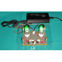 Vu meter con occhio magico stereofonico Magic Eye