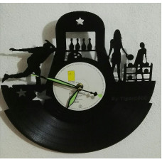Orologio con movimento al quarzo silenzioso realizzato su LP.Mod Booling Orologio con movimento al quarzo silenzioso realizzato su LP.Mod Booling