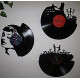 Orologi al quarzo realizzati su LP in vinile. Orologi al quarzo realizzati su LP in vinile.