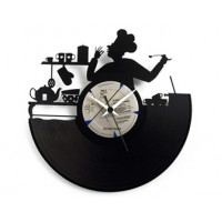 Orologio con movimento al quarzo silenzioso realizzato su LP Mod cucina