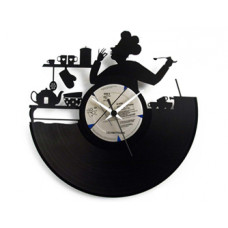 Orologio con movimento al quarzo silenzioso realizzato su LP Mod cucina Orologio con movimento al quarzo silenzioso realizzato su LP Mod cucina